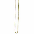 32" Brass Plated Necklace w/ No Attachment